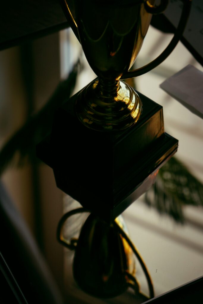 Trophy On A Table